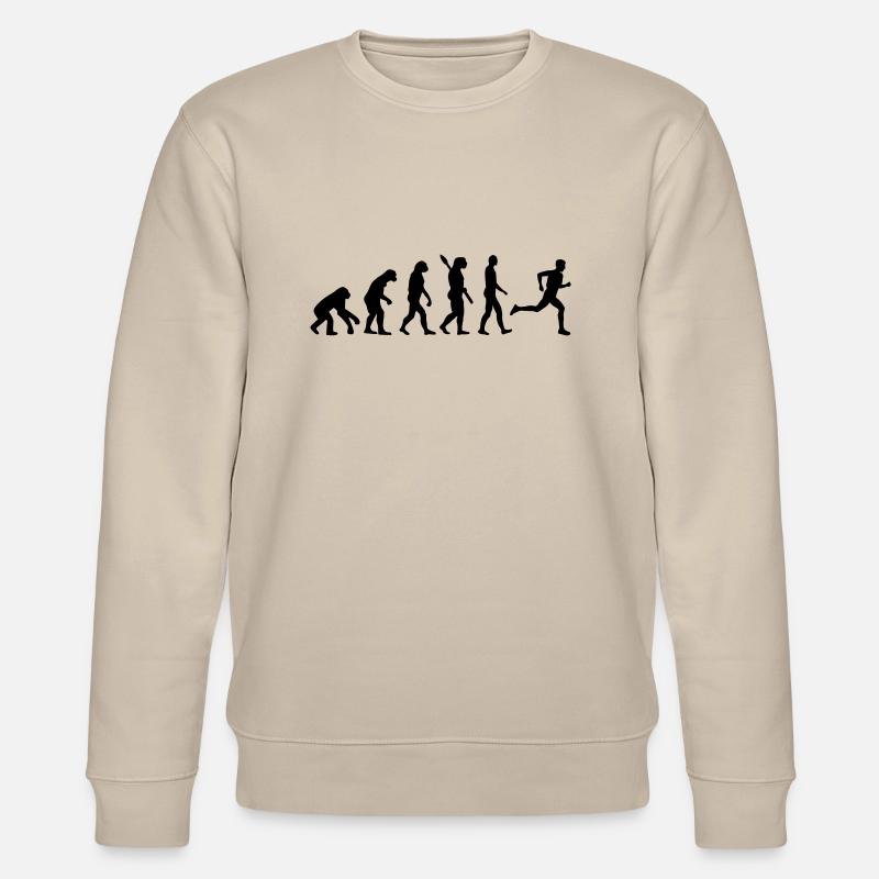 Evolution Laufen - Stanley/Stella Unisex Bio-Sweatshirt CHANGER  - Beige