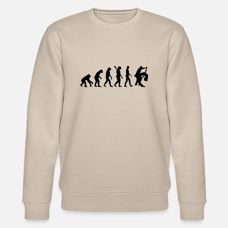 Evolution Dancing - Stanley/Stella CHANGER Unisex Organic Sweatshirt - beige