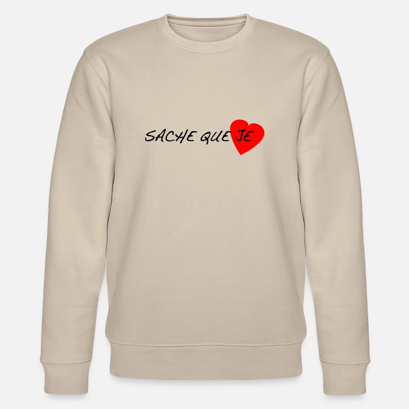 sache_que_je - Stanley/Stella CHANGER Unisex Organic Sweatshirt - beige