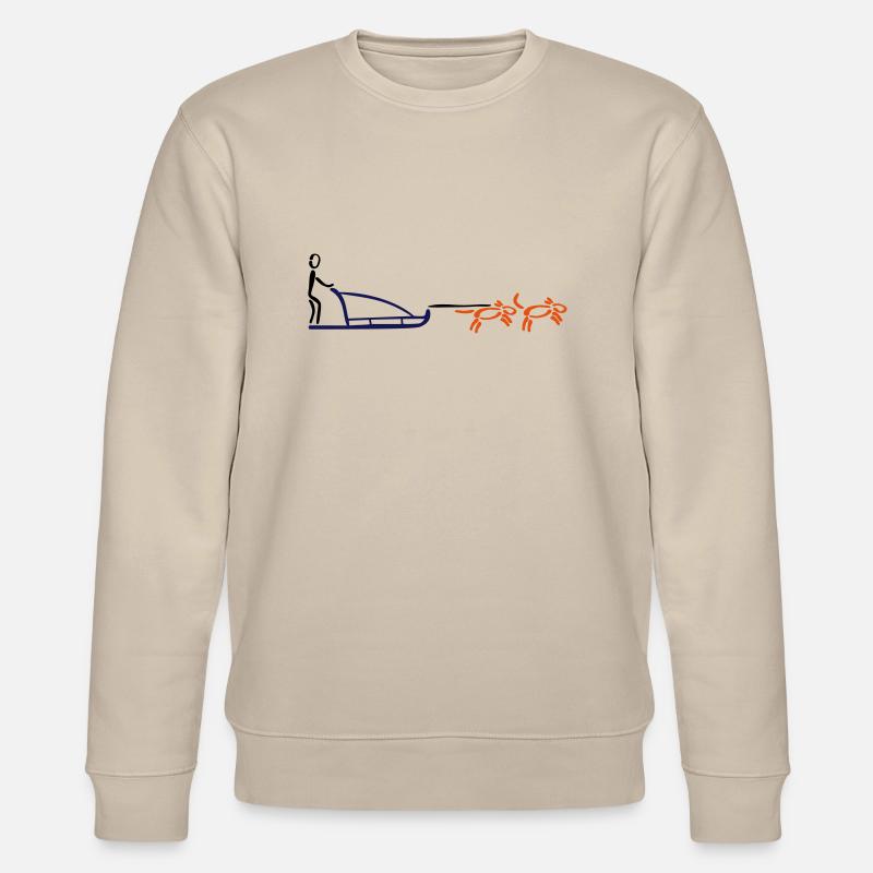 Schlittenhunde - Stanley/Stella Unisex Bio-Sweatshirt CHANGER  - Beige