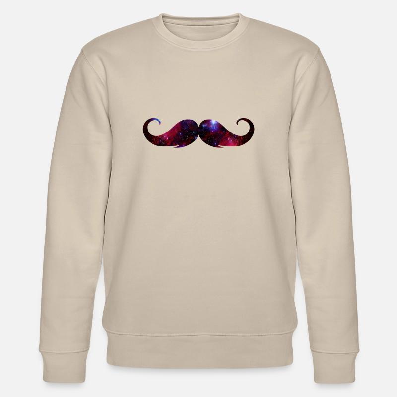 moustache universe - Sweat bio CHANGER Stanley/Stella Unisexe - beige