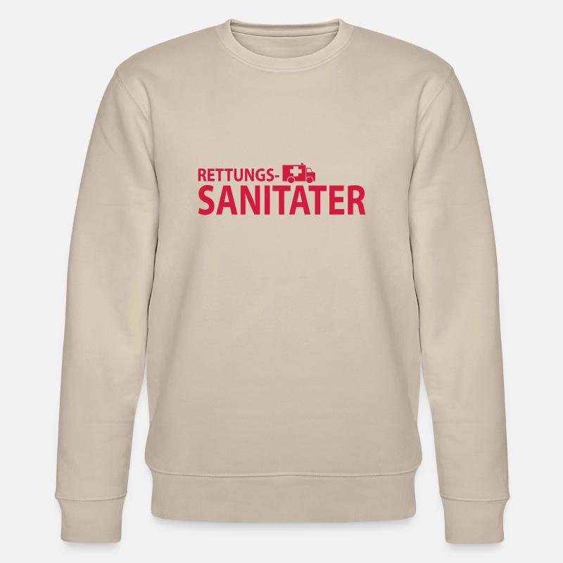 rettungssani - Stanley/Stella Unisex Bio-Sweatshirt CHANGER  - Beige