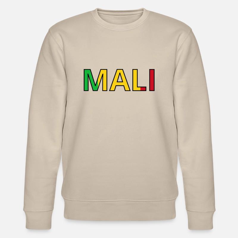Drapeau Mali - Sweat bio CHANGER Stanley/Stella Unisexe - beige