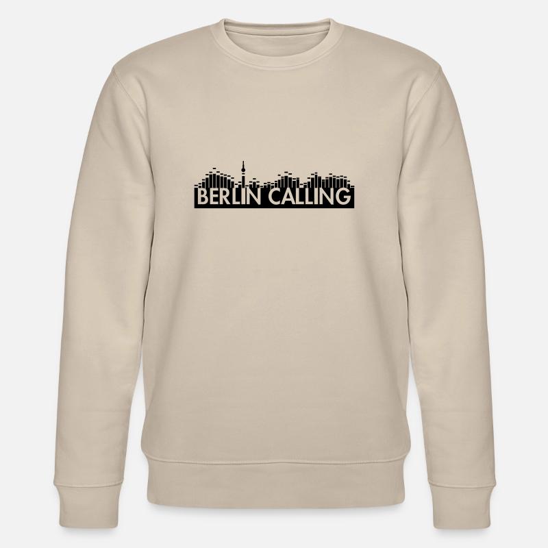 Berlin Calling Shirts - Stanley/Stella Unisex Bio-Sweatshirt CHANGER  - Beige
