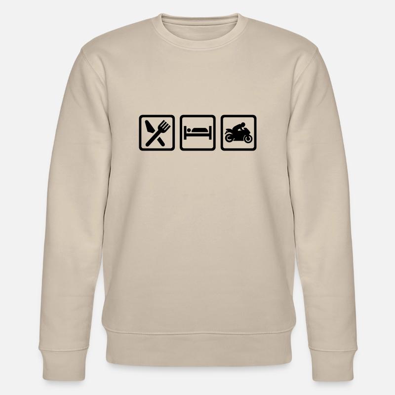 Motorrad - Stanley/Stella Unisex Bio-Sweatshirt CHANGER  - Beige