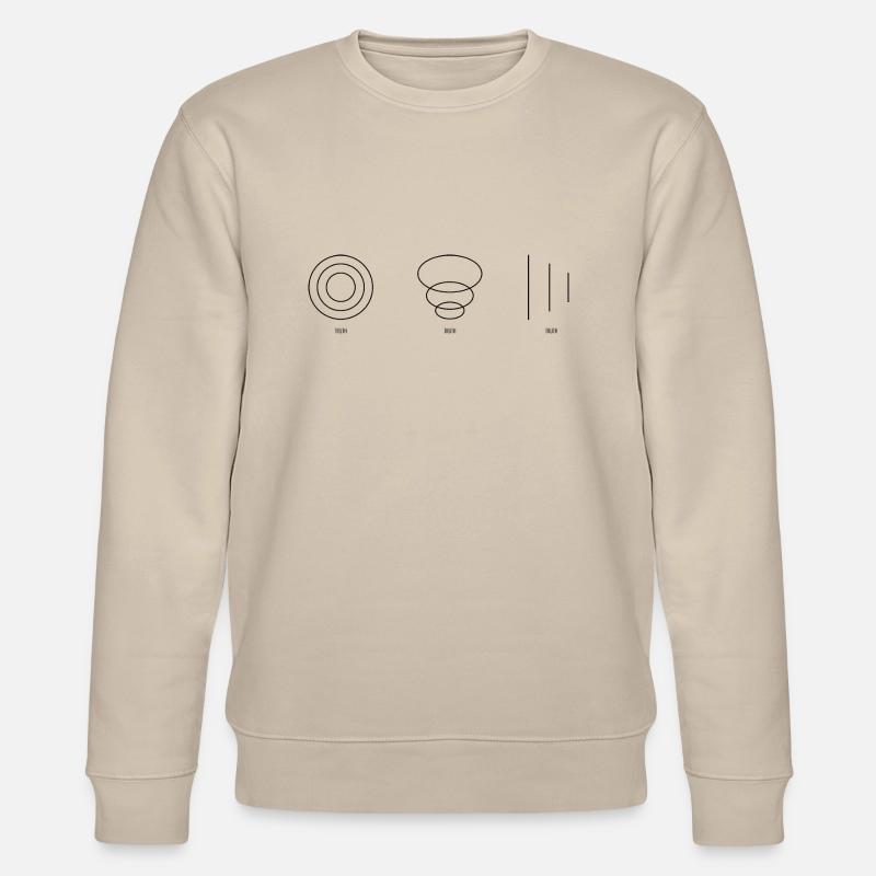 TRUTH black - Stanley/Stella Unisex Bio-Sweatshirt CHANGER  - Beige