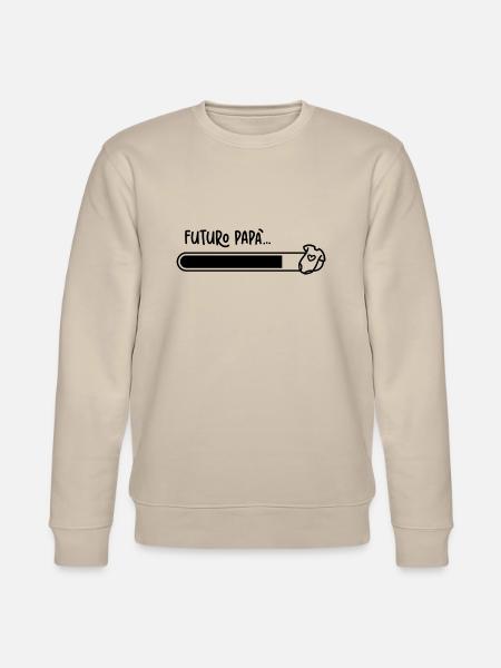 Futuro papà - Felpa ecologica unisex CHANGER di Stanley/Stella - beige