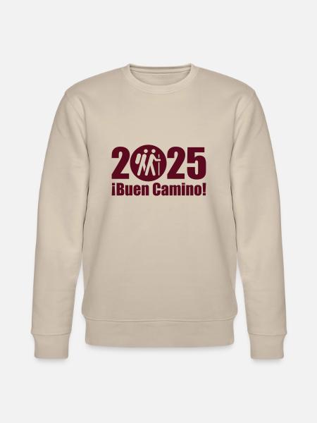 Camino 2025 Buen Camino Wandern - Stanley/Stella Unisex Bio-Sweatshirt CHANGER - Beige