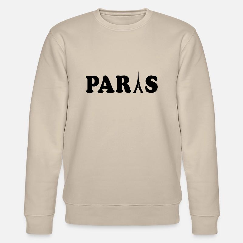paris Eiffel Tower - Stanley/Stella CHANGER Unisex Organic Sweatshirt - beige