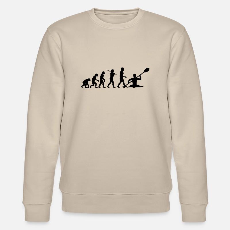 Kayaking - Kayak Evolution - Stanley/Stella Unisex Bio-Sweatshirt CHANGER  - Beige
