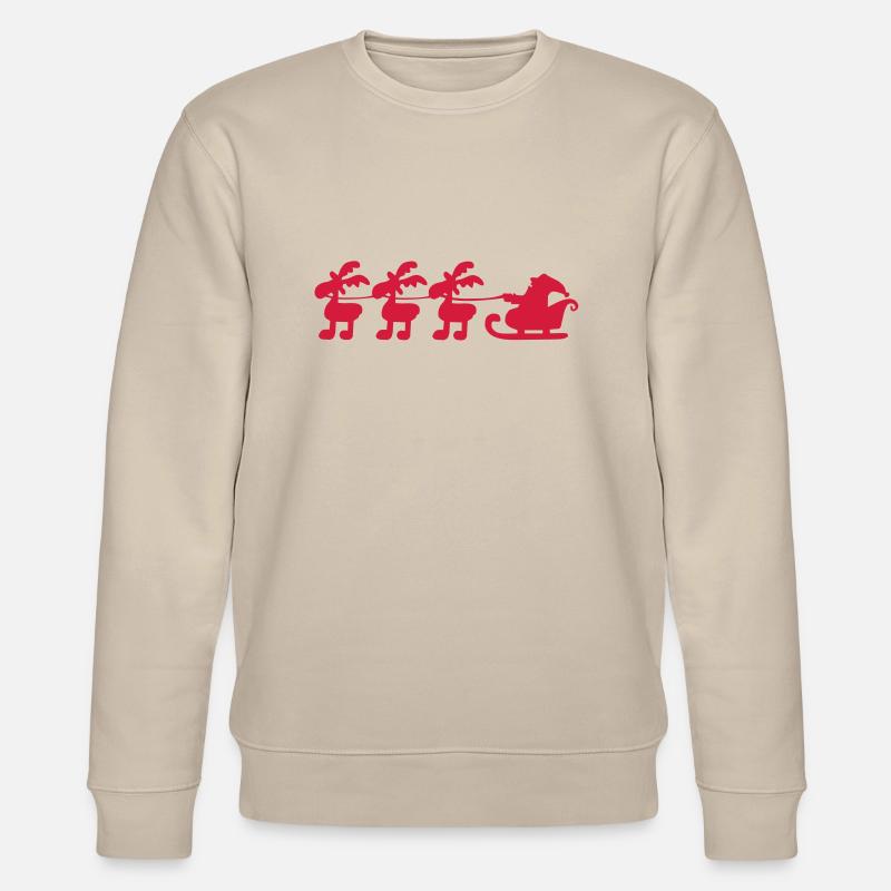 weihnachten - Stanley/Stella Unisex Bio-Sweatshirt CHANGER  - Beige