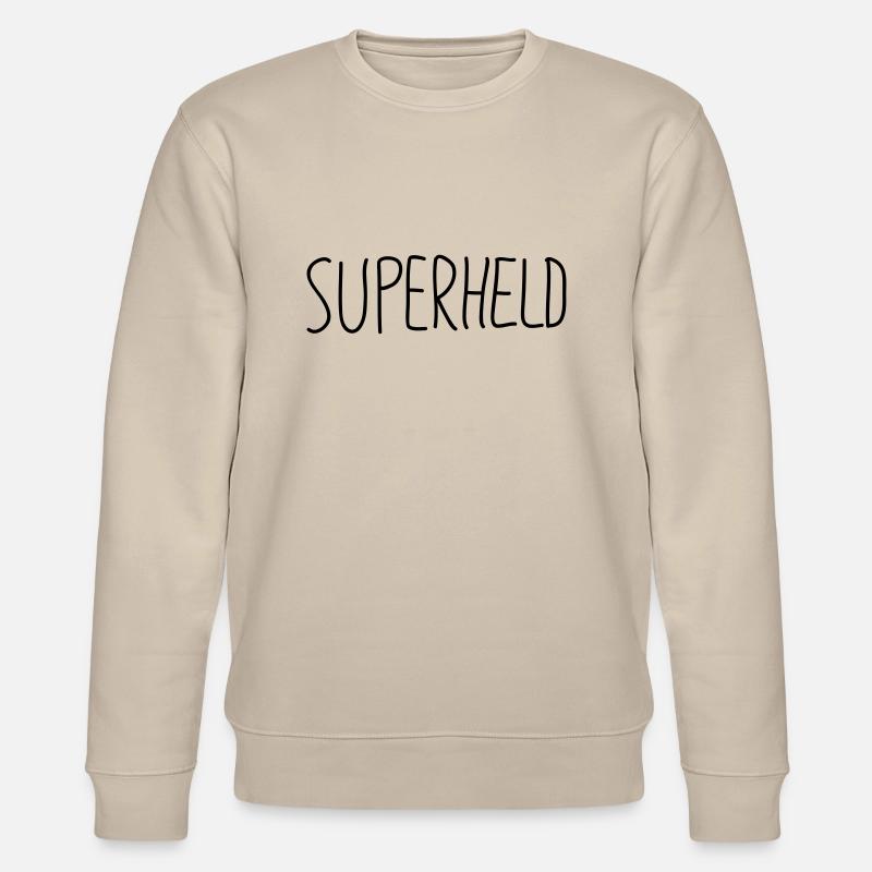 Superheld - Stanley/Stella Unisex Bio-Sweatshirt CHANGER  - Beige