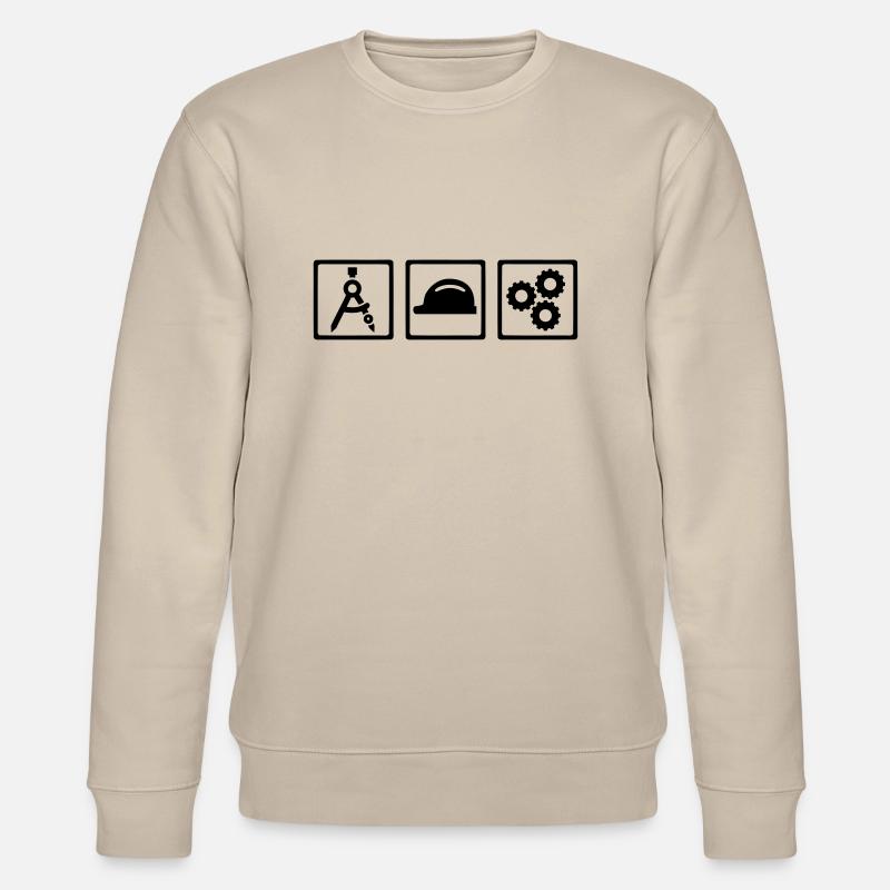 Ingenieur - Stanley/Stella Unisex Bio-Sweatshirt CHANGER  - Beige