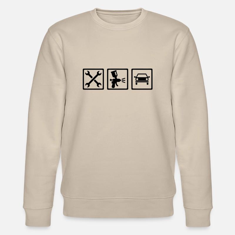 Lackierer - Stanley/Stella Unisex Bio-Sweatshirt CHANGER  - Beige
