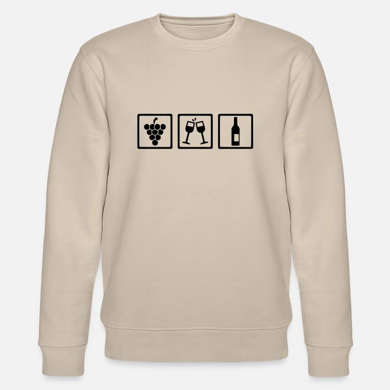 Wein - Stanley/Stella Unisex Bio-Sweatshirt CHANGER  - Beige