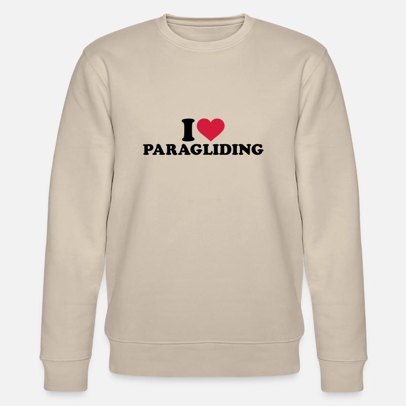 Paragliding - Stanley/Stella Unisex Bio-Sweatshirt CHANGER  - Beige