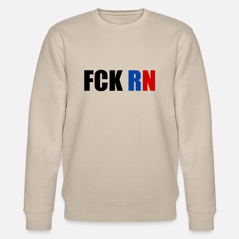 Fck rn - Stanley/Stella Unisex Bio-Sweatshirt CHANGER  - Beige