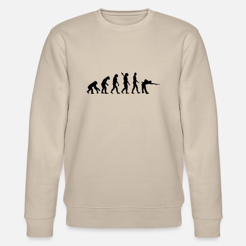 Billard - Stanley/Stella Unisex Bio-Sweatshirt CHANGER  - Beige