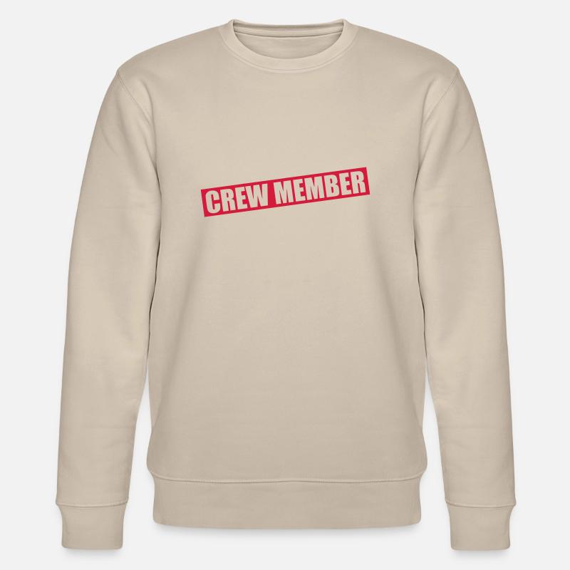 crew_member_sm1 - Stanley/Stella Unisex Bio-Sweatshirt CHANGER  - Beige