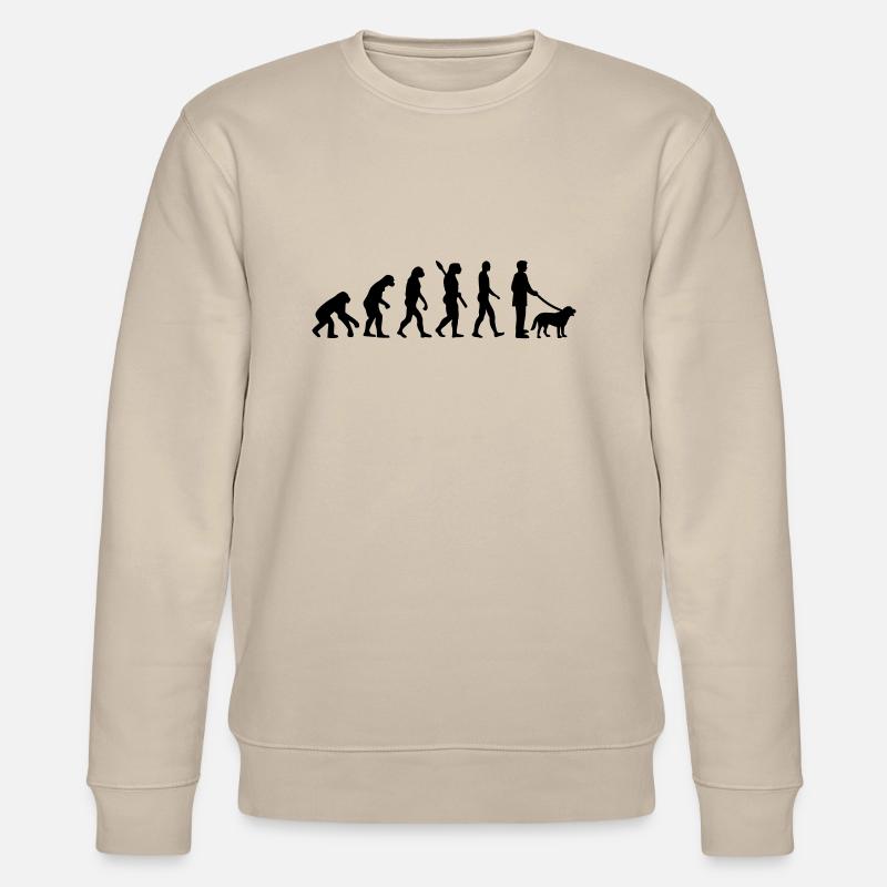 Evolution Hund - Stanley/Stella Unisex Bio-Sweatshirt CHANGER  - Beige