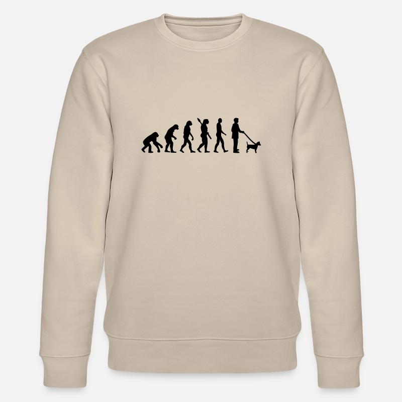 Jack Russell - Stanley/Stella Unisex Bio-Sweatshirt CHANGER  - Beige