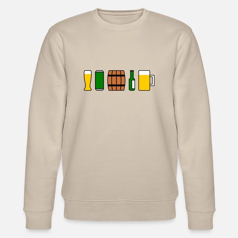 Bier - Stanley/Stella Unisex Bio-Sweatshirt CHANGER  - Beige