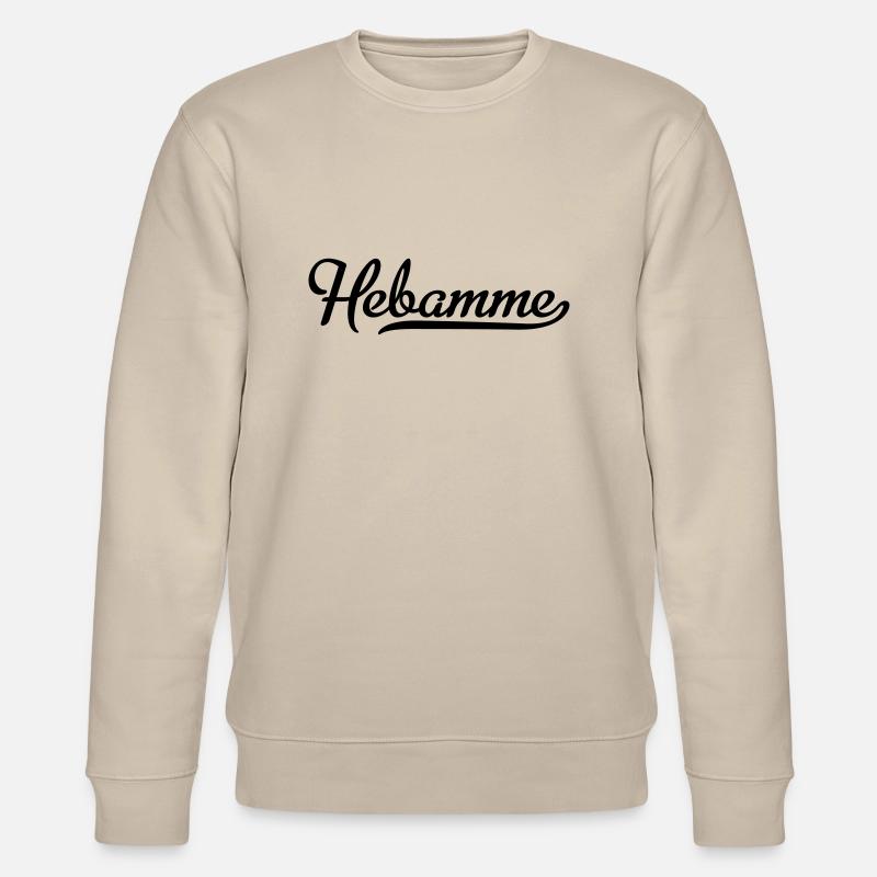 Hebamme - Stanley/Stella Unisex Bio-Sweatshirt CHANGER  - Beige