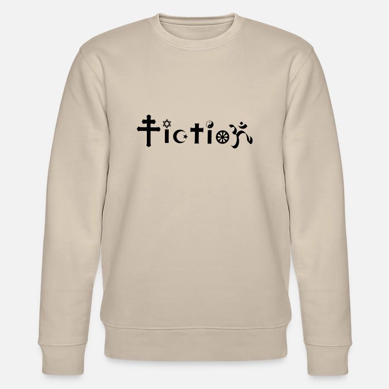 Fiction Atheist Design - Stanley/Stella Unisex Bio-Sweatshirt CHANGER  - Beige
