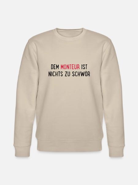 monteur - Stanley/Stella Unisex Bio-Sweatshirt CHANGER  - Beige