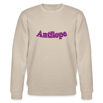 Antilope - Stanley/Stella Unisex Bio-Sweatshirt CHANGER  - Beige - Vorne - Nik (191cm) & Marisol (170cm)