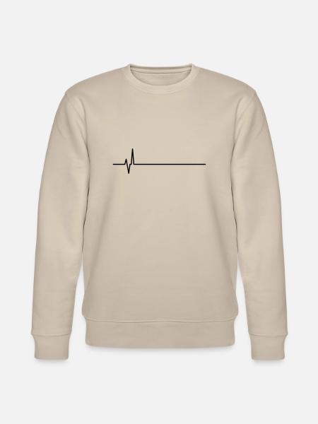 flatline - Stanley/Stella Unisex Bio-Sweatshirt CHANGER  - Beige