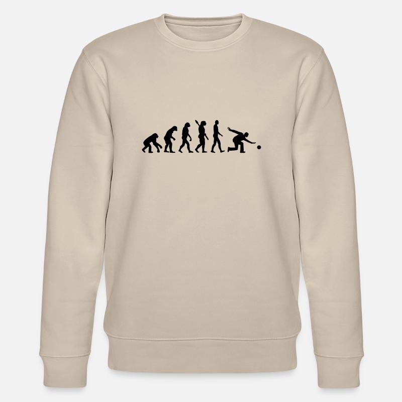 Evolution Bowling - Stanley/Stella CHANGER Unisex Organic Sweatshirt - beige