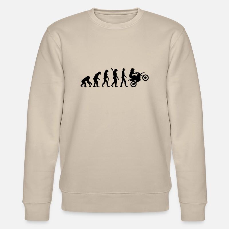 Motocross - Stanley/Stella Unisex Bio-Sweatshirt CHANGER  - Beige