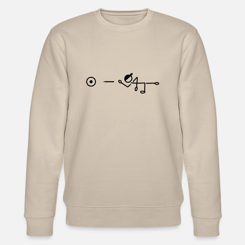 Dart Zielscheibe - Stanley/Stella Unisex Bio-Sweatshirt CHANGER  - Beige