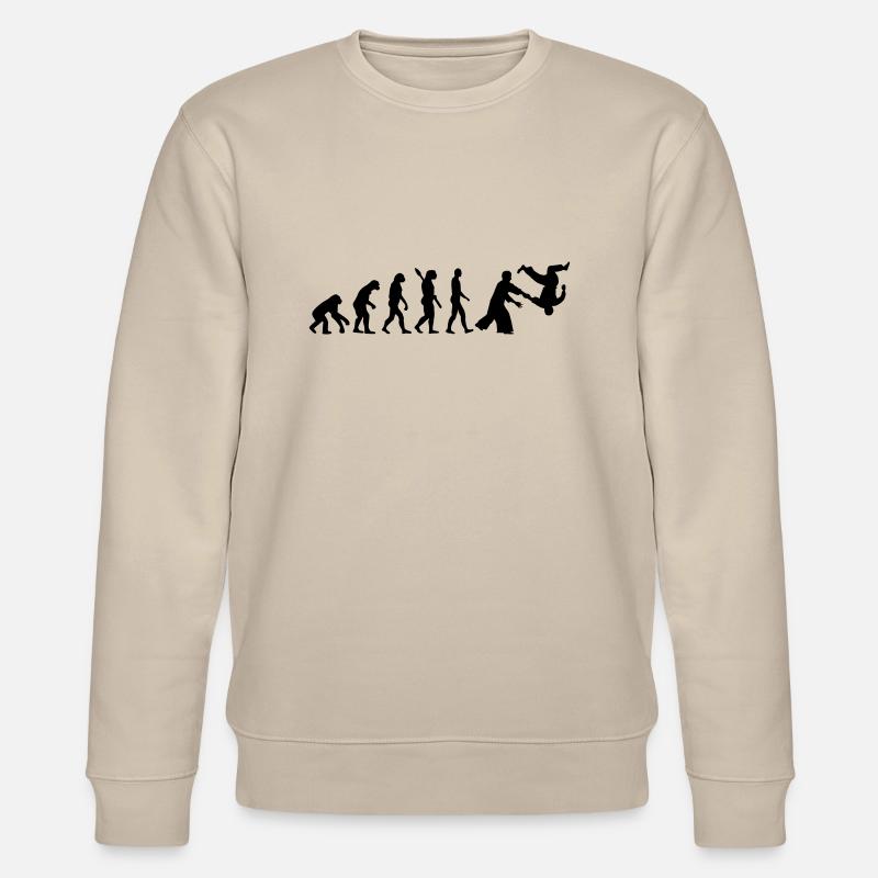 Evolution Aikido - Stanley/Stella CHANGER Unisex Organic Sweatshirt - beige