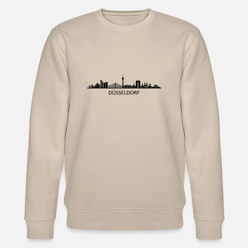 Skyline - Düsseldorf - Stanley/Stella Unisex Bio-Sweatshirt CHANGER  - Beige