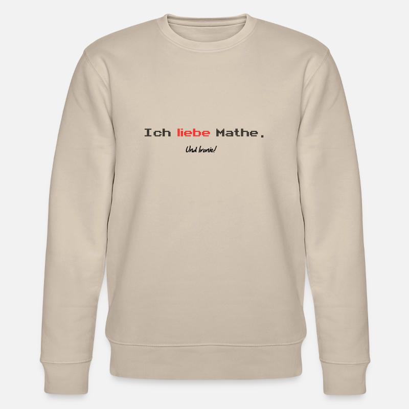 Math ironie shirt - Sweat bio CHANGER Stanley/Stella Unisexe - beige