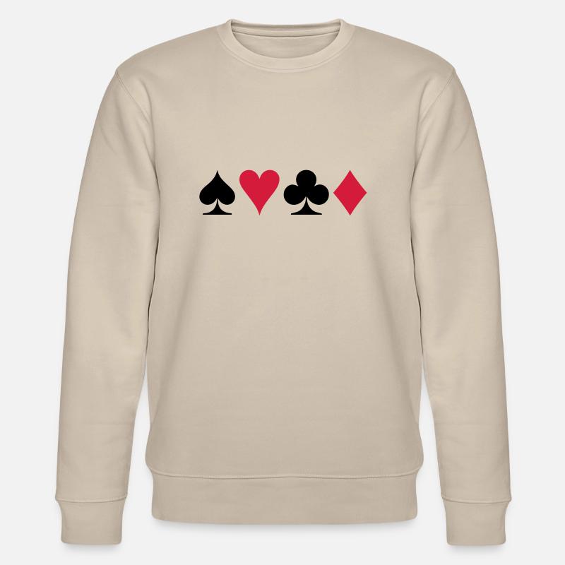 Poker - Stanley/Stella Unisex Bio-Sweatshirt CHANGER - Beige