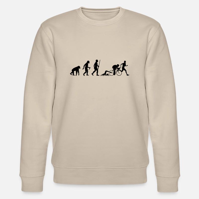 L'évolution du triathlon - Sweat bio CHANGER Stanley/Stella Unisexe - beige
