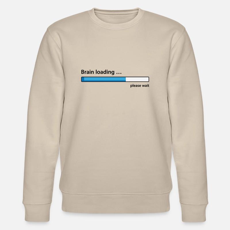 Brain loading please wait - Stanley/Stella CHANGER Unisex Organic Sweatshirt - beige