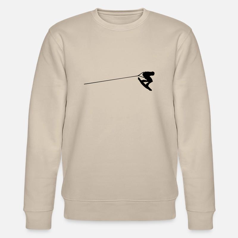 wakeboarder - Stanley/Stella Unisex Bio-Sweatshirt CHANGER  - Beige