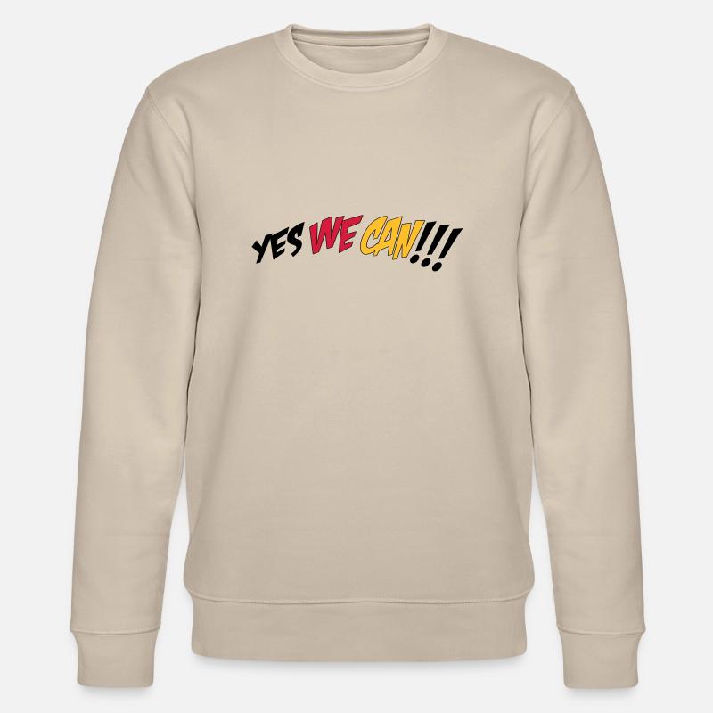 yes we can - Stanley/Stella CHANGER Unisex Organic Sweatshirt - beige
