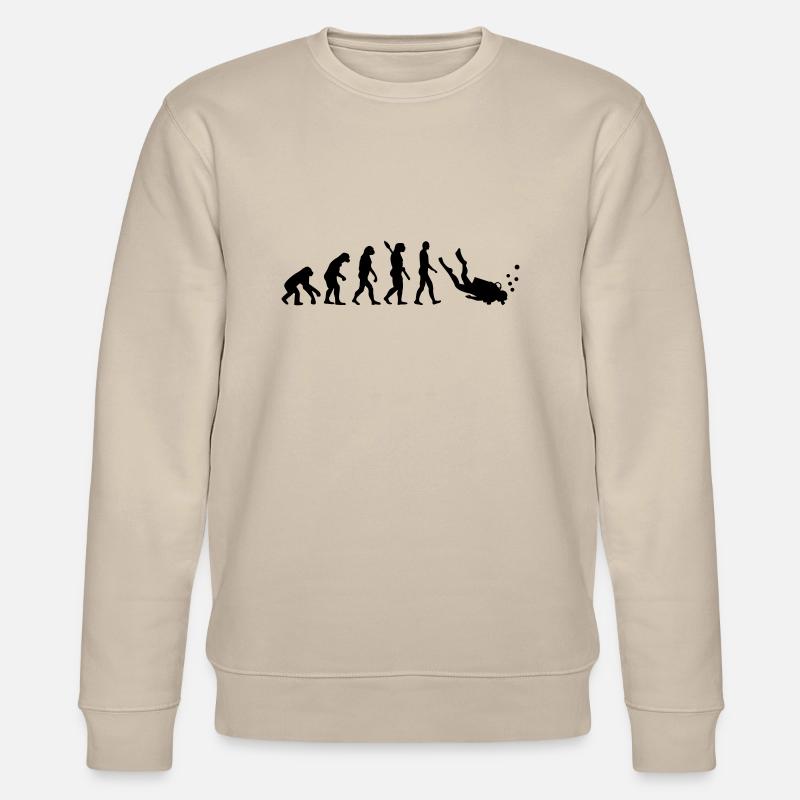 Evolution Scuba Diving - Stanley/Stella CHANGER Unisex Organic Sweatshirt - beige