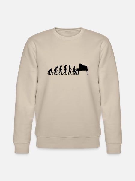 Evolution Piano - Stanley/Stella CHANGER Unisex Organic Sweatshirt - beige