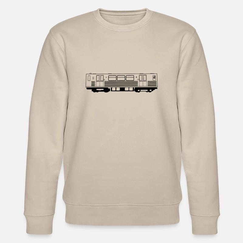 Berlin U-Bahn - Stanley/Stella CHANGER Unisex Organic Sweatshirt - beige