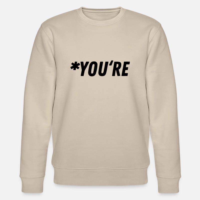 Grammar Grammar Gift Gift Idea - Stanley/Stella CHANGER Unisex Organic Sweatshirt - beige