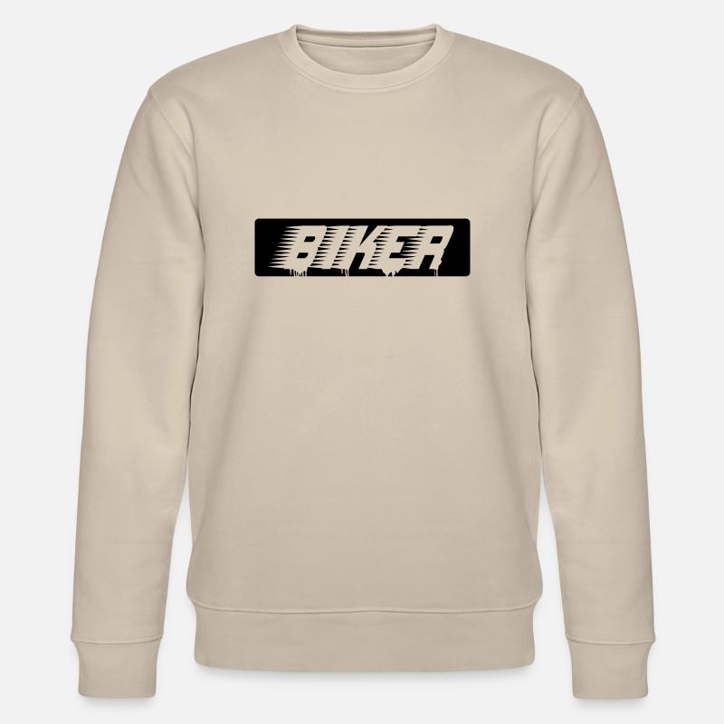 biker_1 - Stanley/Stella Unisex Bio-Sweatshirt CHANGER  - Beige