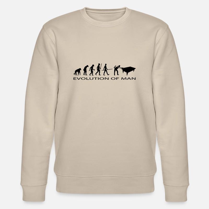(snooker_final) - Stanley/Stella Unisex Bio-Sweatshirt CHANGER  - Beige