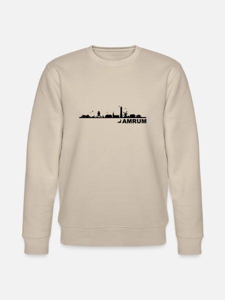 Skyline - Küste Amrum - Stanley/Stella Unisex Bio-Sweatshirt CHANGER - Beige