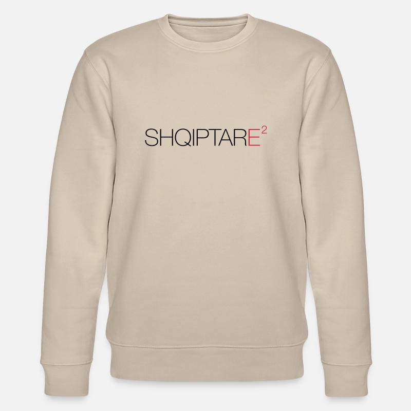 SHQIPTARE - Stanley/Stella Unisex Bio-Sweatshirt CHANGER  - Beige